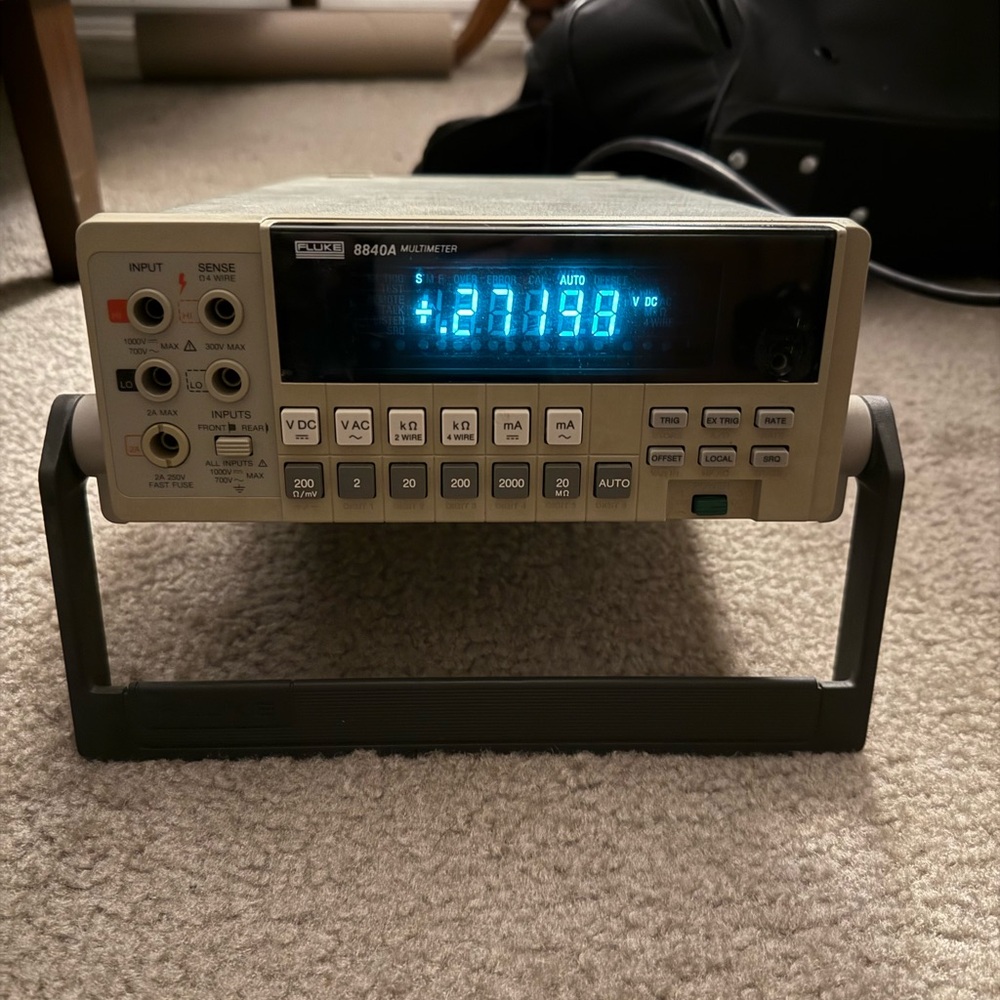 Fluke Professional Digital Multimeter (Model 8840A) TEST LEADS NOT INCLUDED